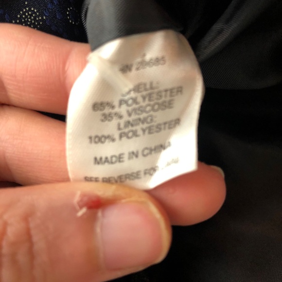 PENDLETON Blue Geometric Print Front Pocket Skirt - Picture 5 of 6